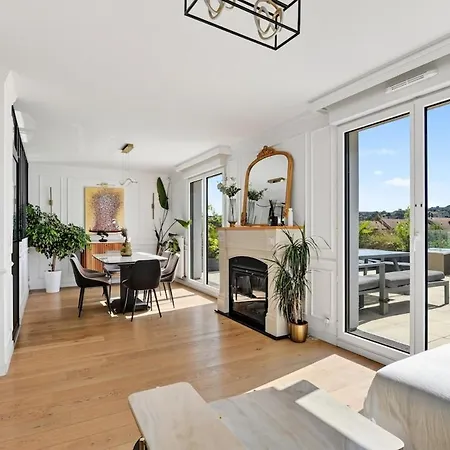 Apartament Premium Duplex With Terrace And Parking- Direct Rer A Line To Paris