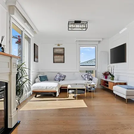Apartament Premium Duplex With Terrace And Parking- Direct Rer A Line To Paris