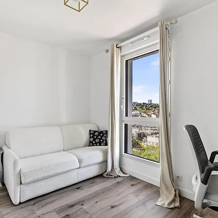 Premium Duplex With Terrace And Parking- Direct Rer A Line To Paris