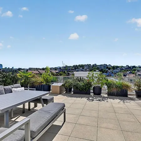 Premium Duplex With Terrace And Parking- Direct Rer A Line To Paris Apartament Rueil-Malmaison